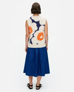 Marimekko Neuleet>Pioneeri Unikko Puuvillaneuleliivi
