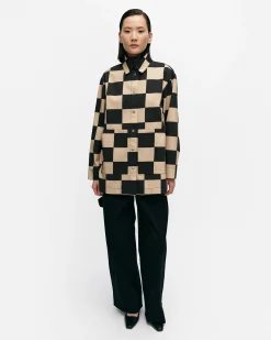 Marimekko Takit Ja Jakut>Potenssi Kukko Ja Kana Puuvillapaitatakki