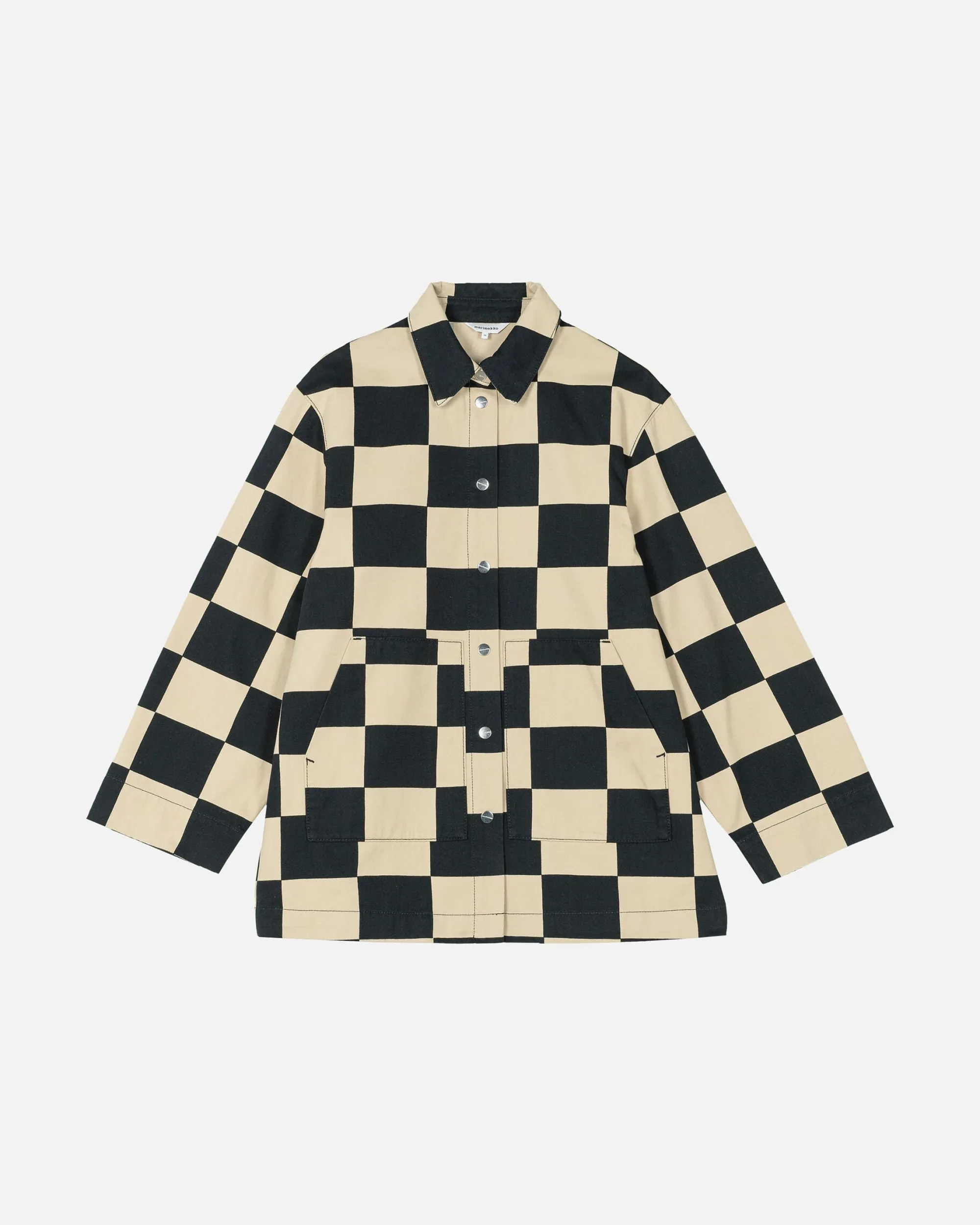 Marimekko Takit Ja Jakut>Potenssi Kukko Ja Kana Puuvillapaitatakki