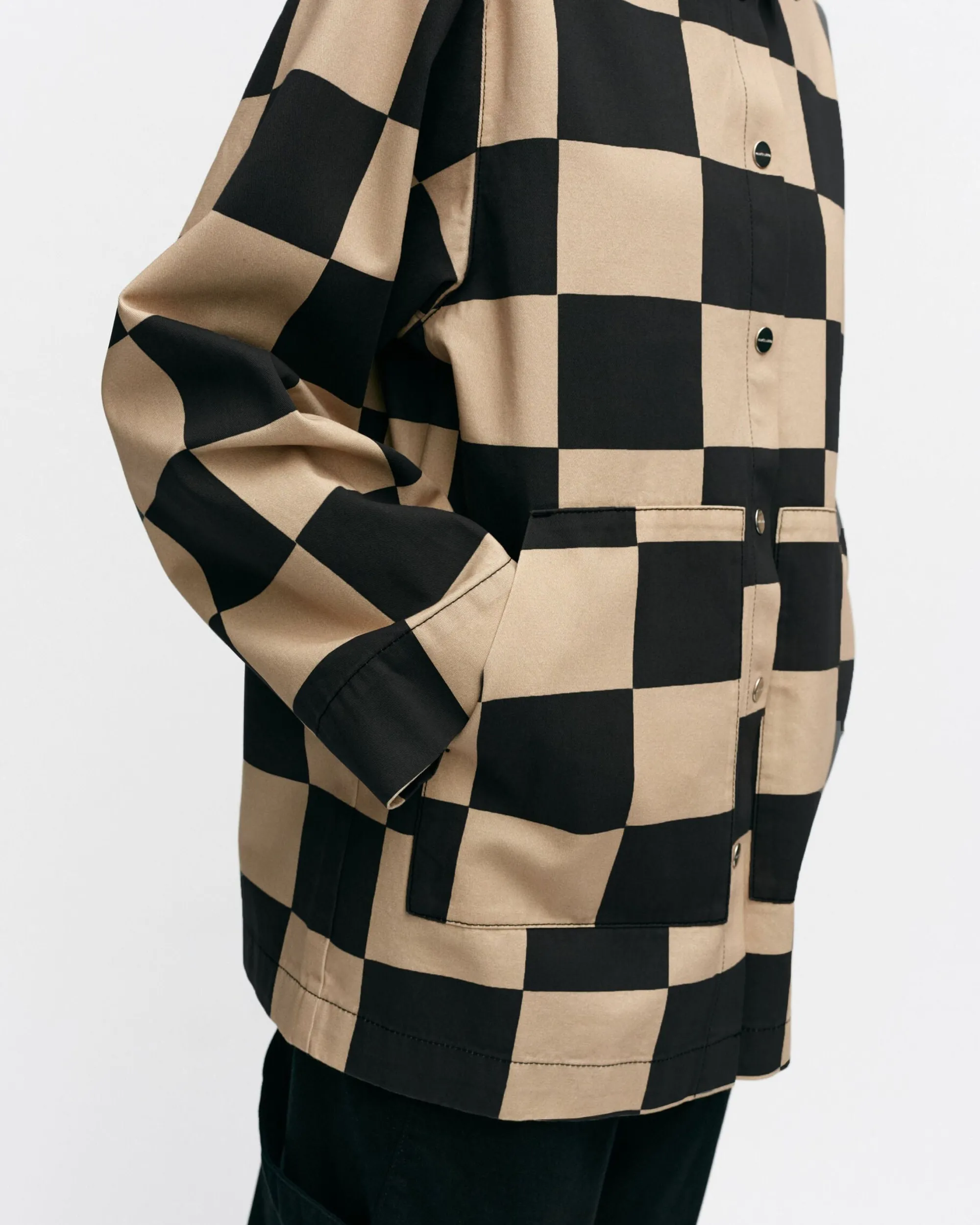 Marimekko Paidat Ja Tunikat>Potenssi Kukko Ja Kana Puuvillapaitatakki