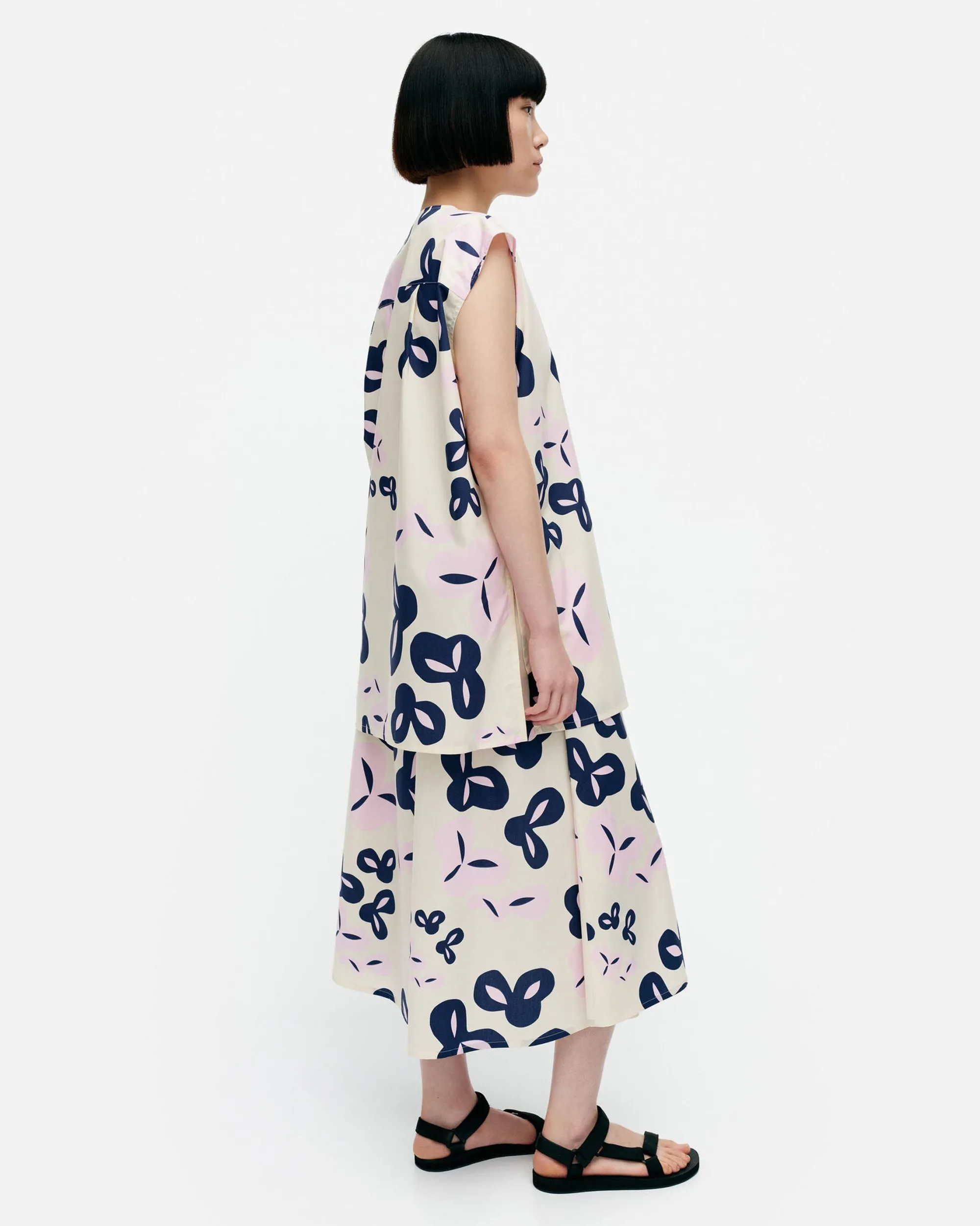 Marimekko Paidat Ja Tunikat>Pudas Poiminto Puuvillapopliinitunika