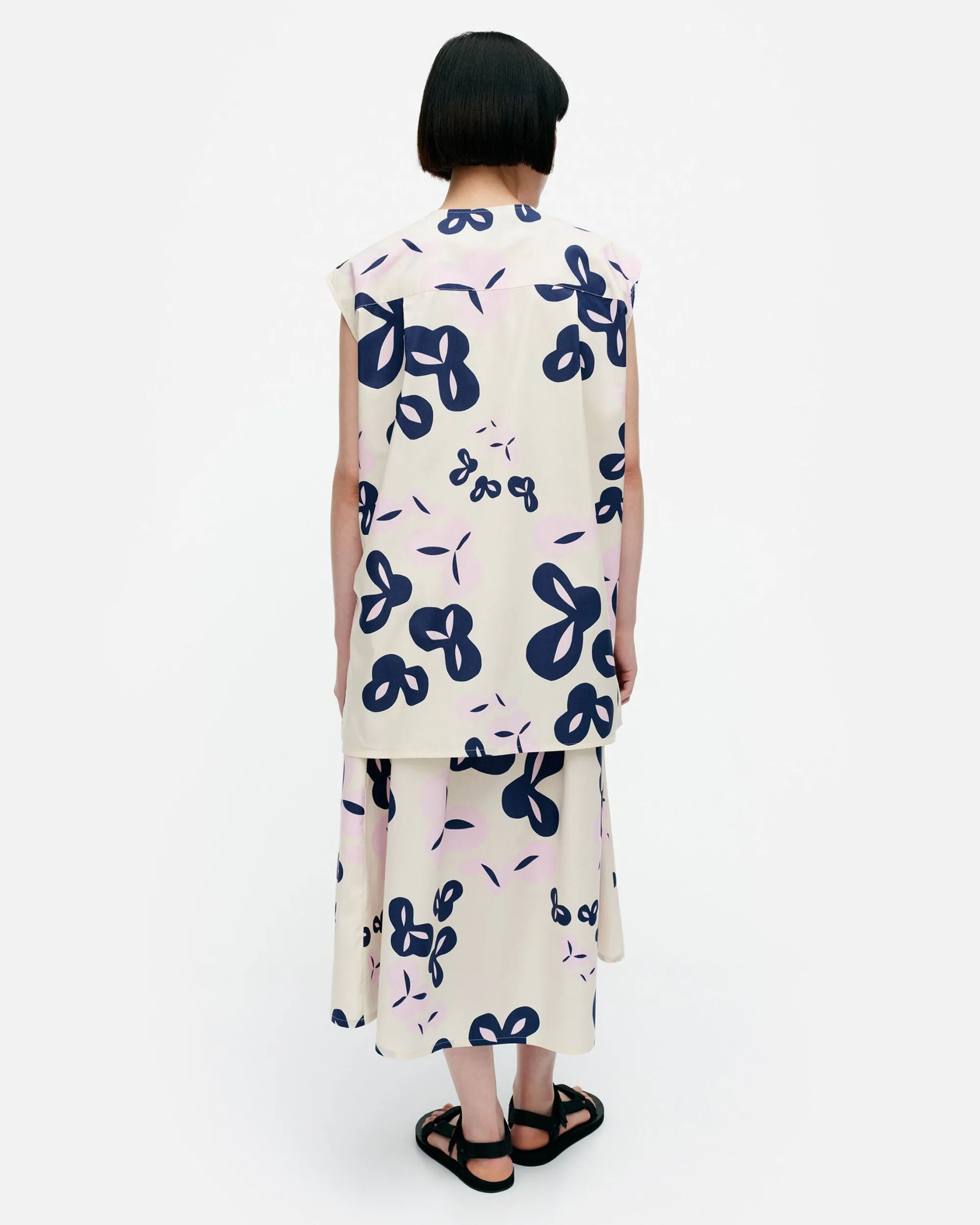 Marimekko Paidat Ja Tunikat>Pudas Poiminto Puuvillapopliinitunika