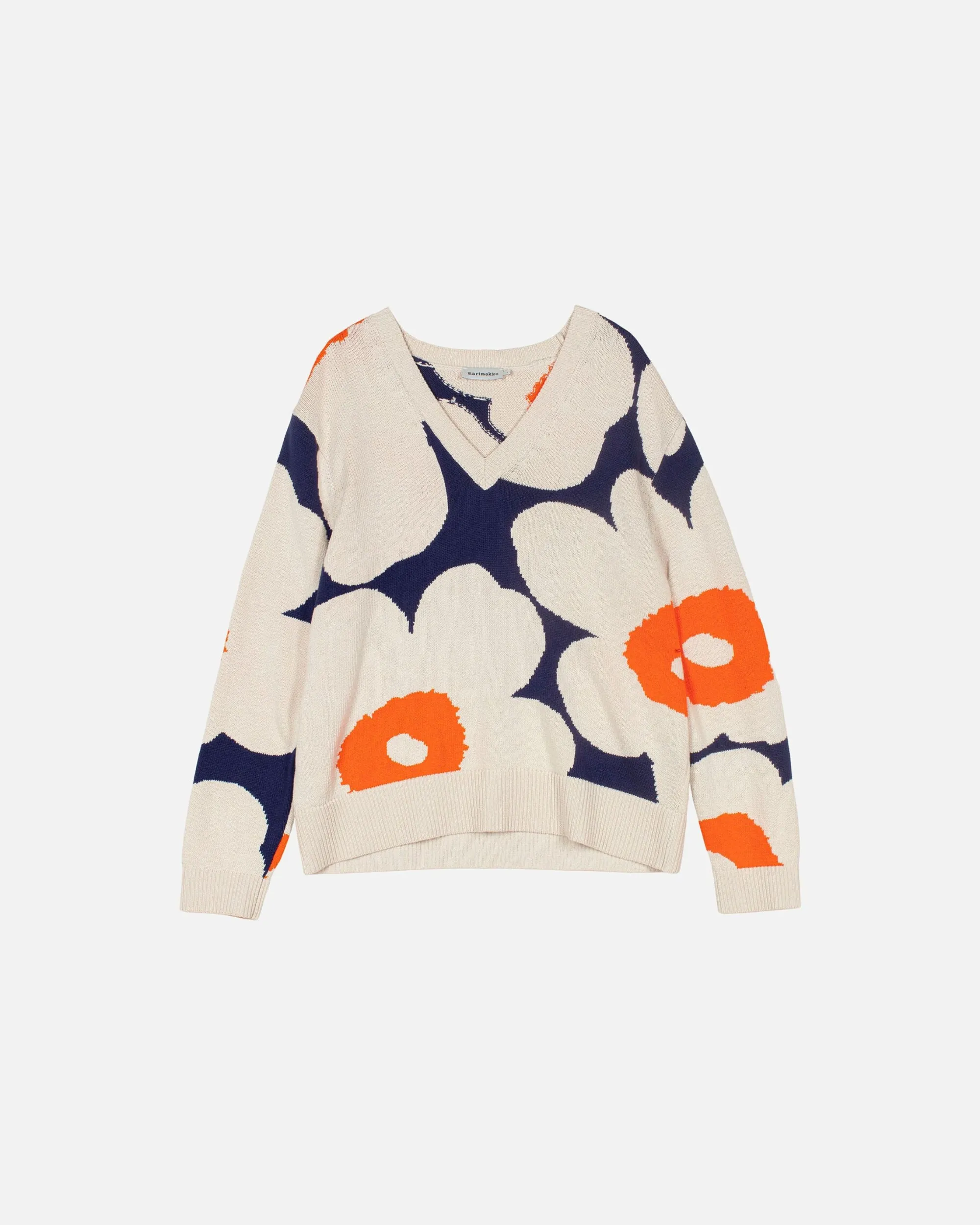 Marimekko Paidat Ja Tunikat>Pu00E4Ivu00E4 Unikko Puuvillaneulepusero