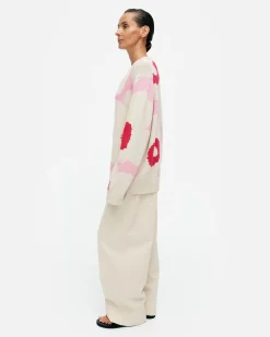 Marimekko Neuleet>Pu00E4Ivu00E4 Unikko Puuvillaneulepusero