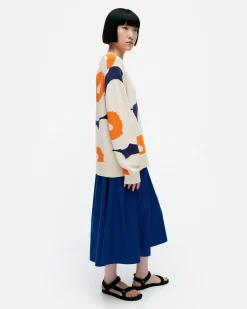 Marimekko Neuleet>Pu00E4Ivu00E4 Unikko Puuvillaneulepusero
