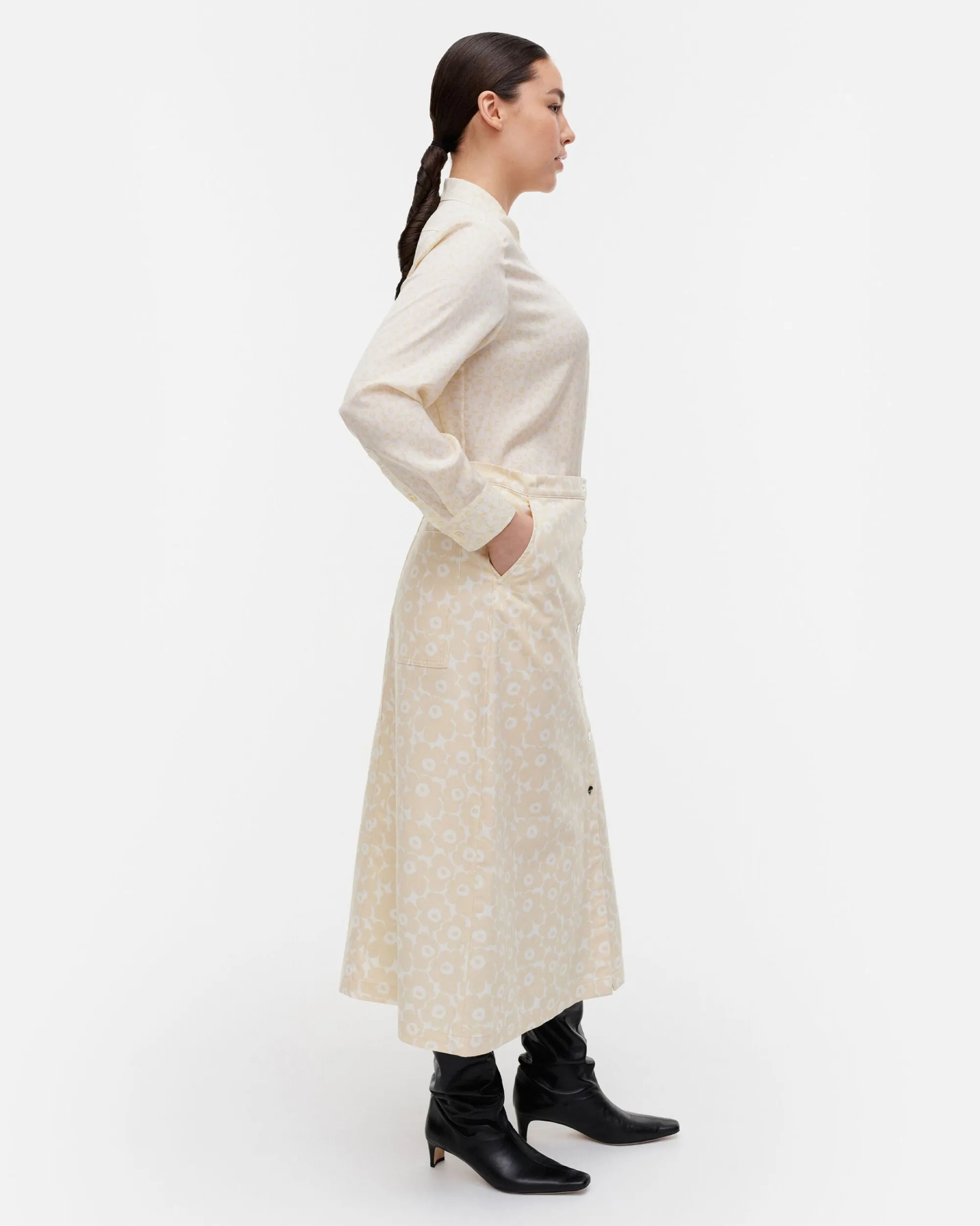 Marimekko Hameet>Puoli Unikko Puuvillahame