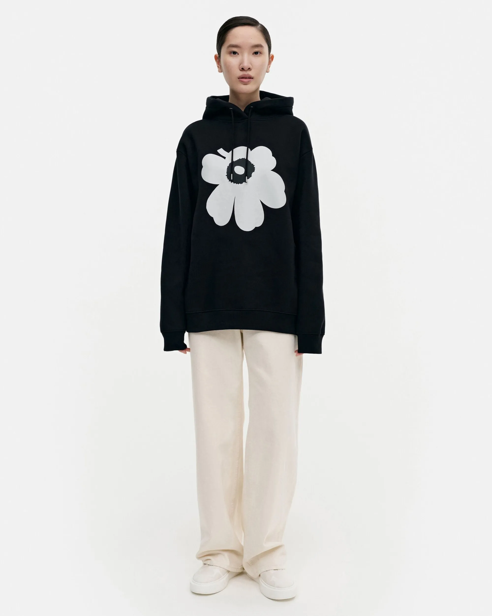 Marimekko Unisex>Runoja Unikko Placement Huppari