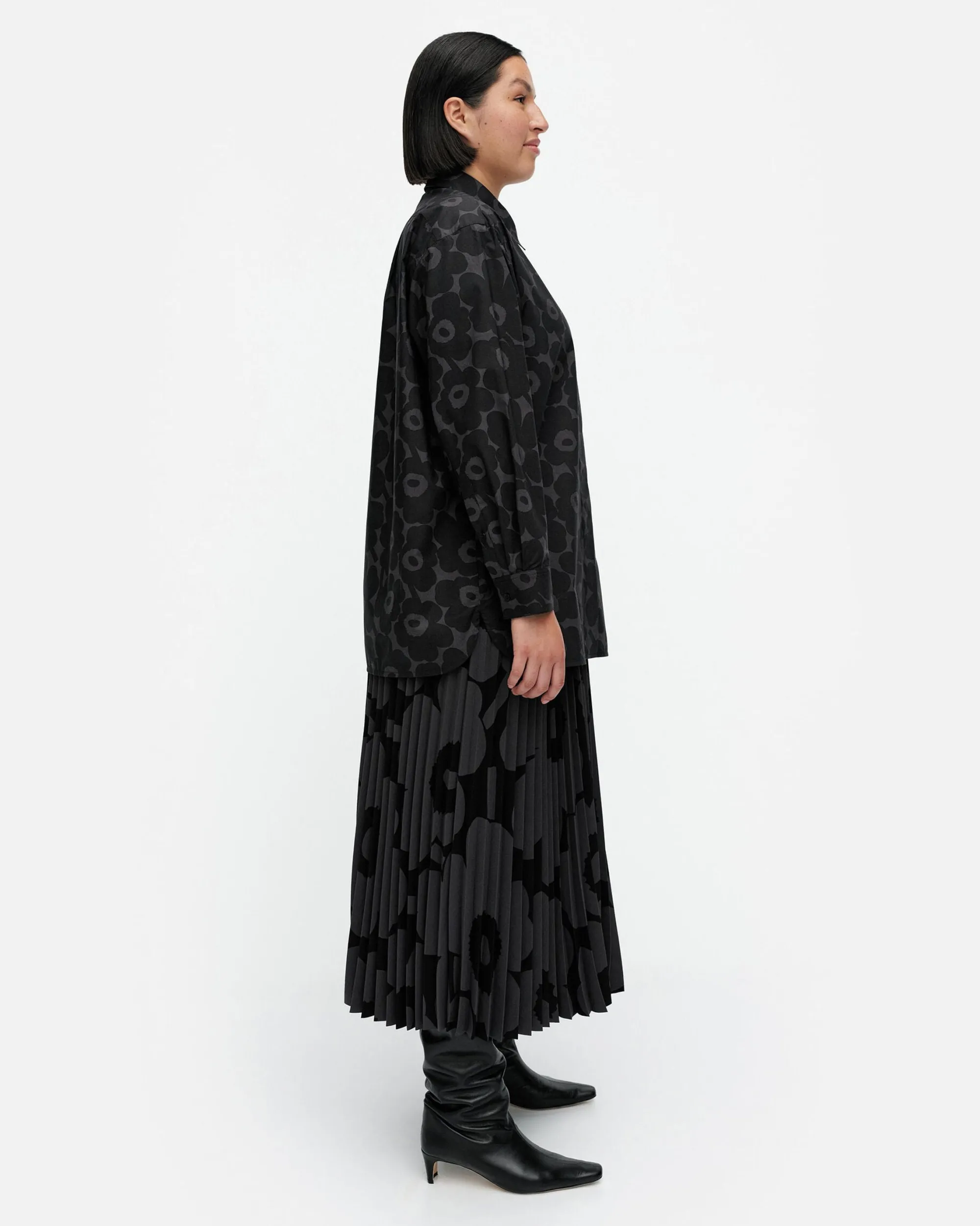 Marimekko Paidat Ja Tunikat>Ruoste Mini Unikko Puuvillapopliinipaita