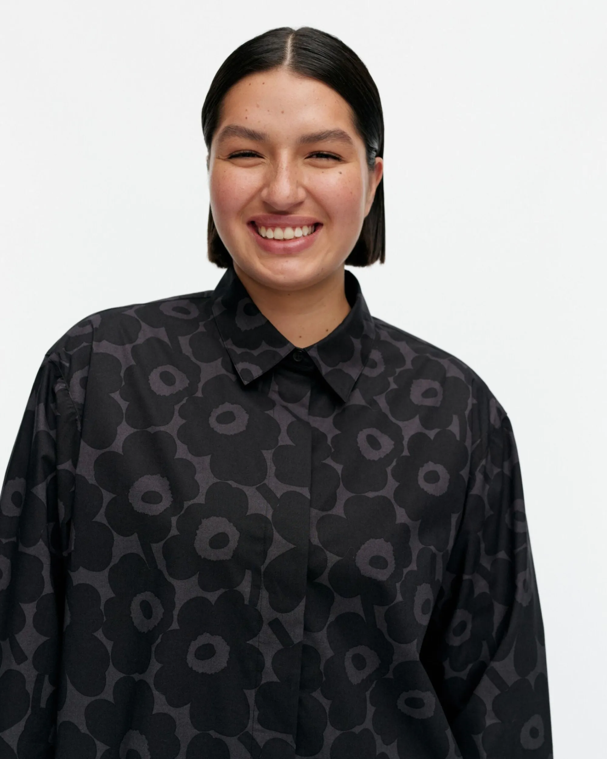 Marimekko Paidat Ja Tunikat>Ruoste Mini Unikko Puuvillapopliinipaita