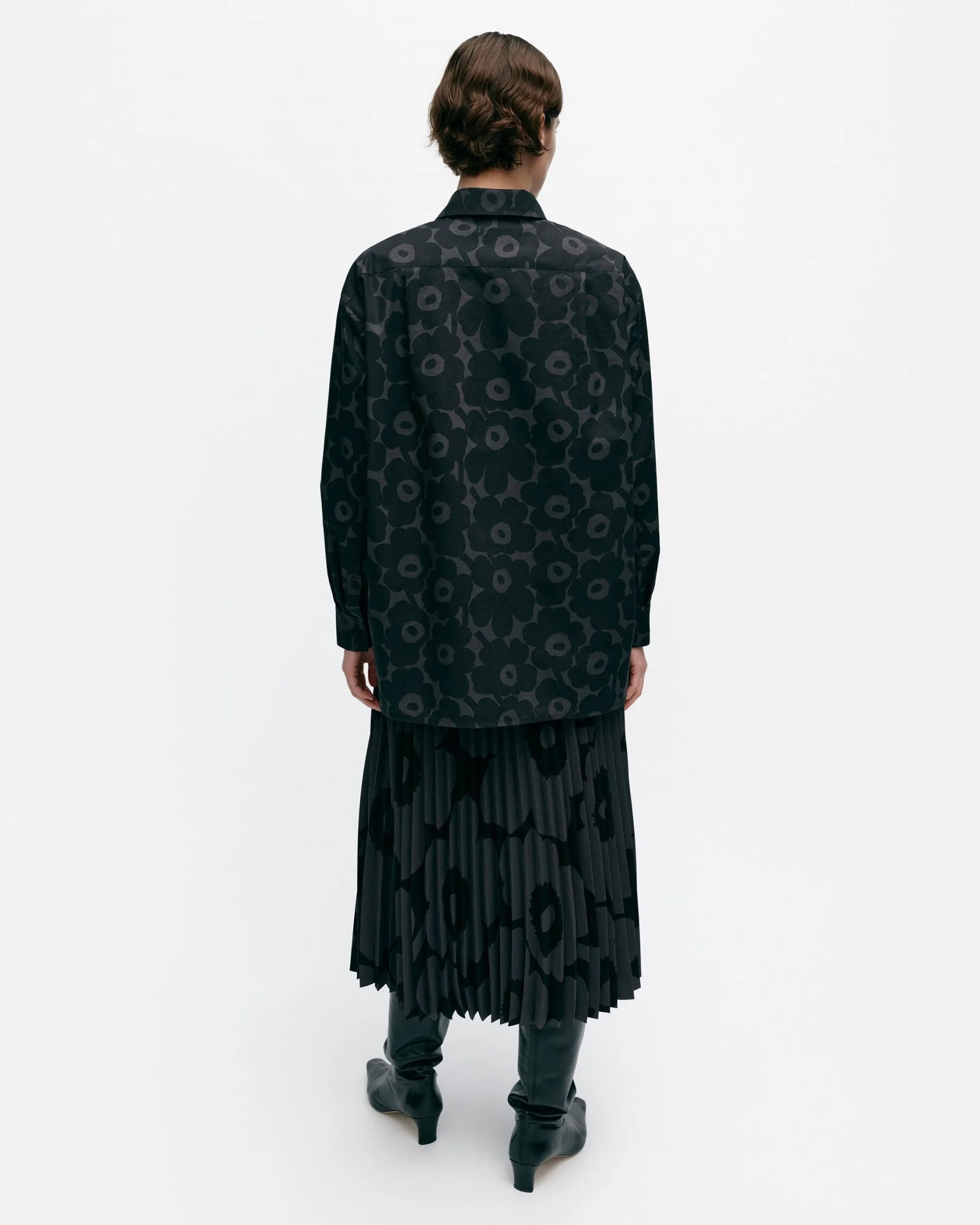 Marimekko Paidat Ja Tunikat>Ruoste Mini Unikko Puuvillapopliinipaita