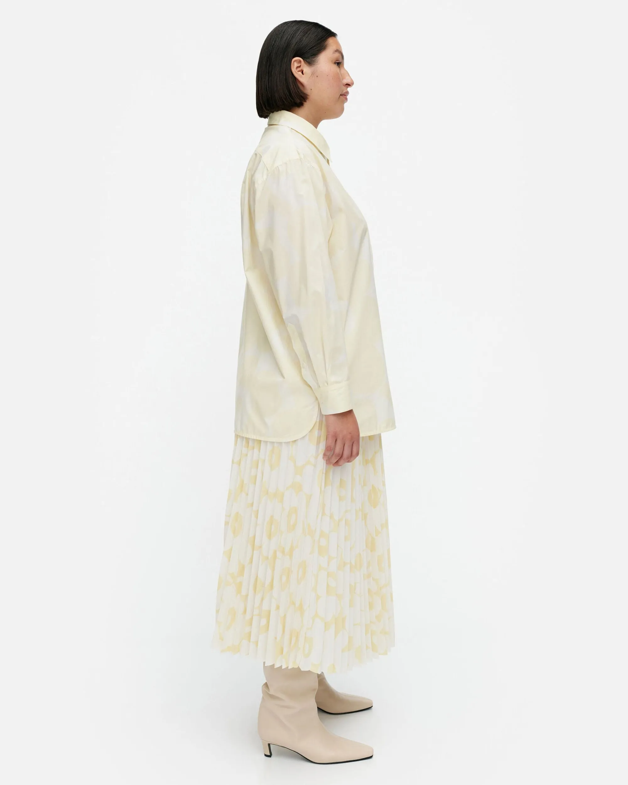 Marimekko Paidat Ja Tunikat>Ruoste Unikko Puuvillapopliinipaita