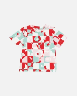 Marimekko Lastenvaatteet>Soida Ruutu Unikko I T-Paita