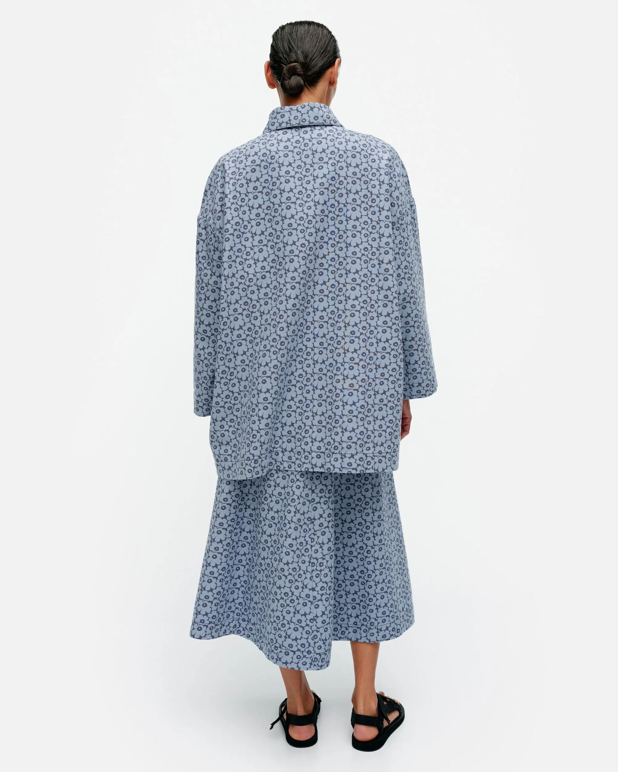 Marimekko Takit Ja Jakut>Sumu Unikko Puuvillapaitatakki