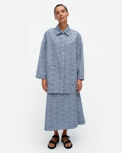 Marimekko Paidat Ja Tunikat>Sumu Unikko Puuvillapaitatakki