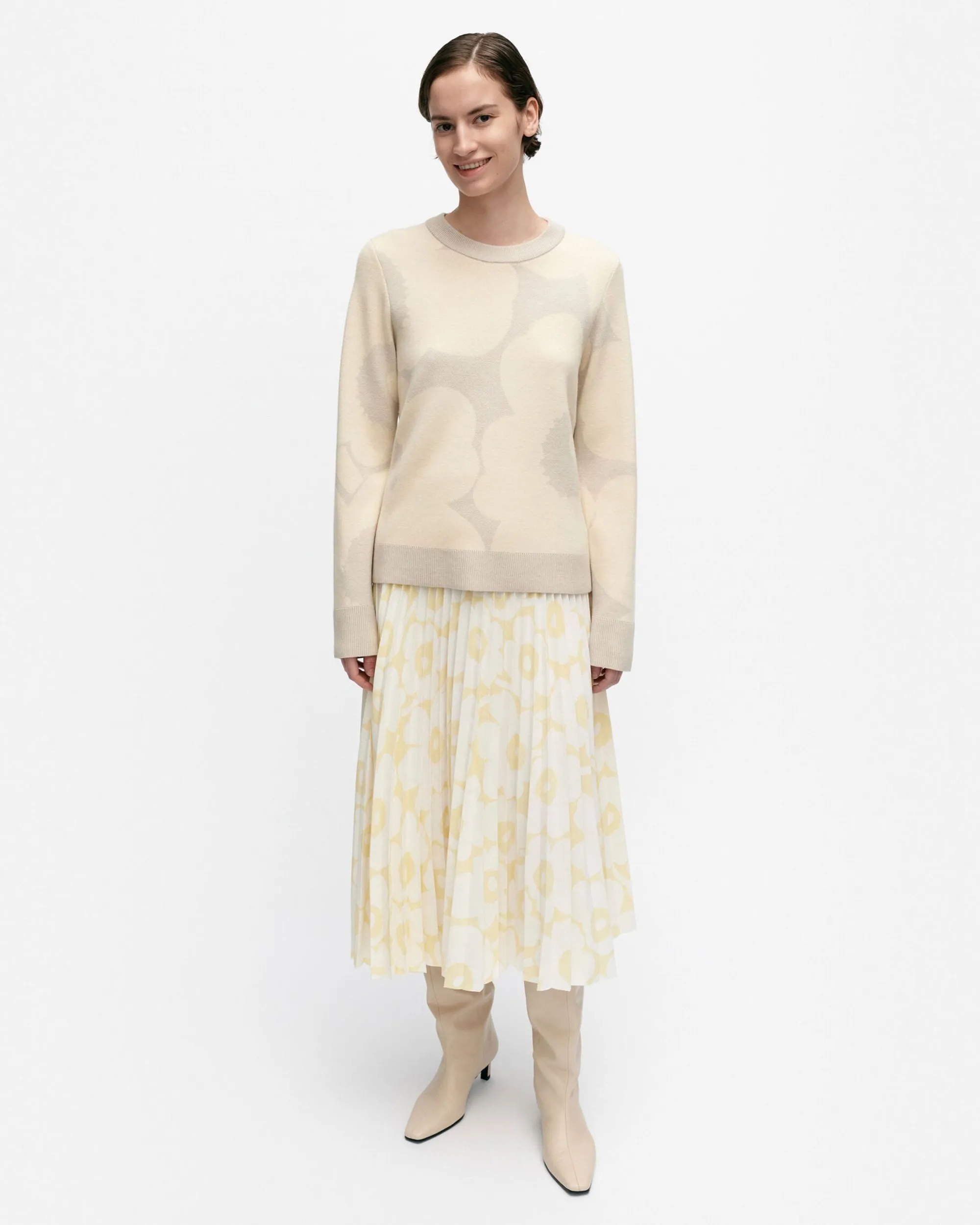Marimekko Neuleet>Tahti Ii Unikko Villaneulepusero