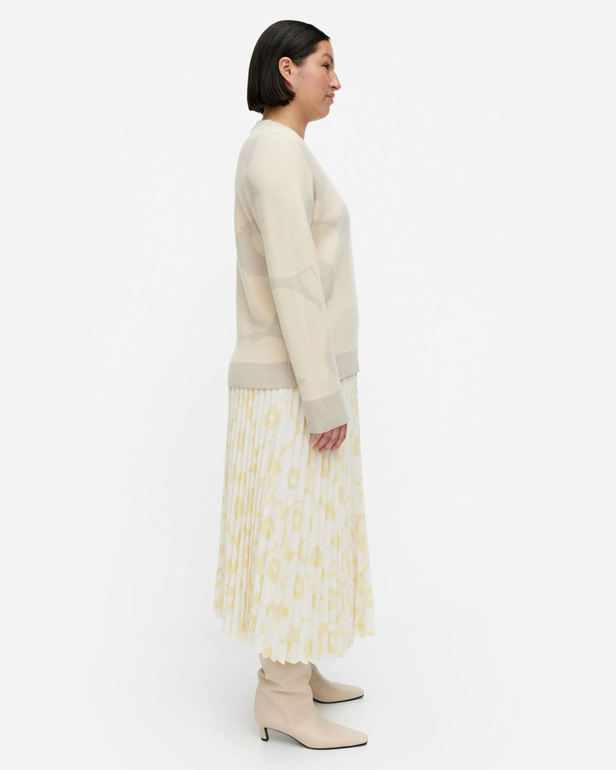 Marimekko Paidat Ja Tunikat>Tahti Ii Unikko Villaneulepusero