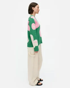 Marimekko Unisex>Viuhko Poiminto Puuvillaneulepusero