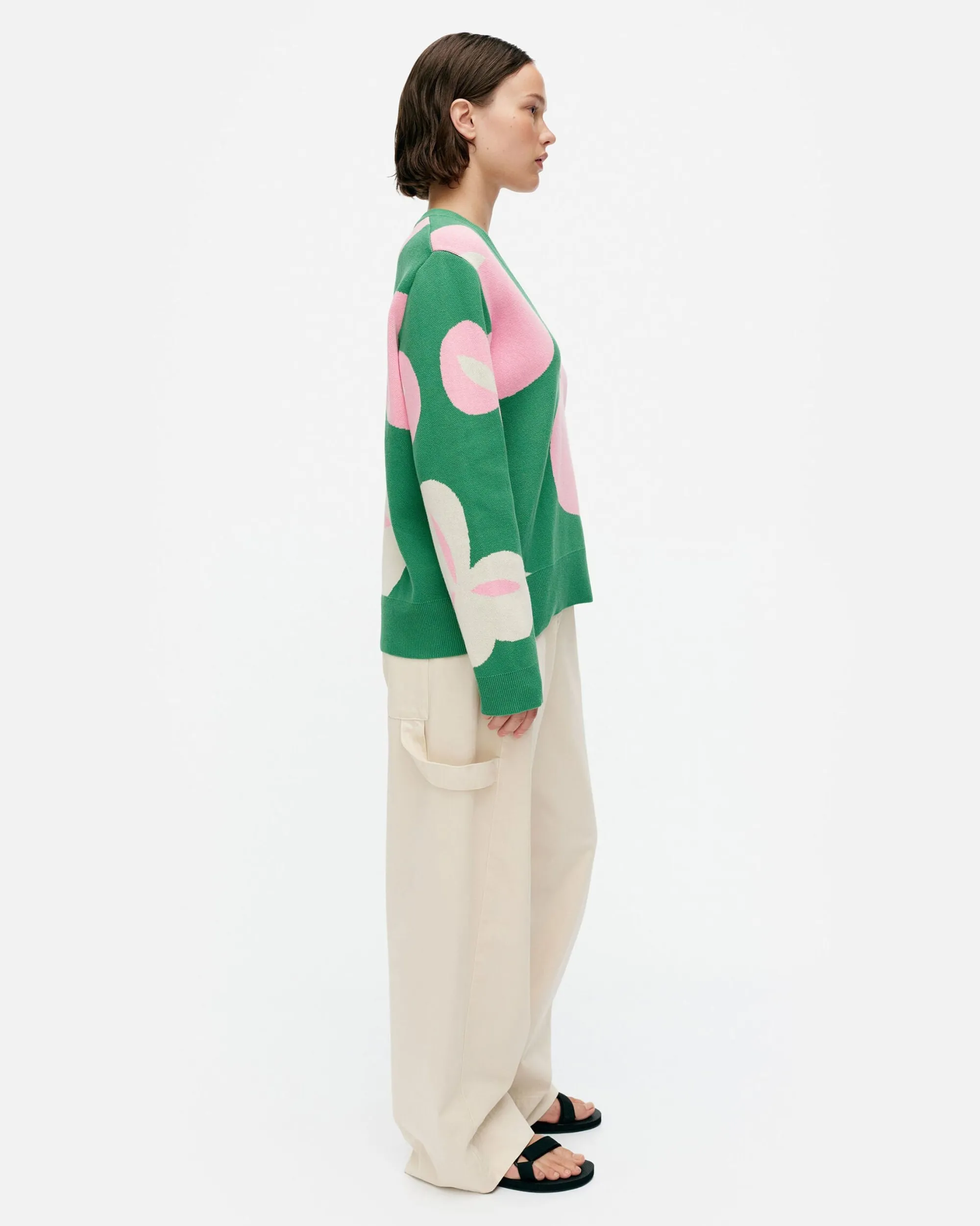 Marimekko Paidat Ja Tunikat>Viuhko Poiminto Puuvillaneulepusero